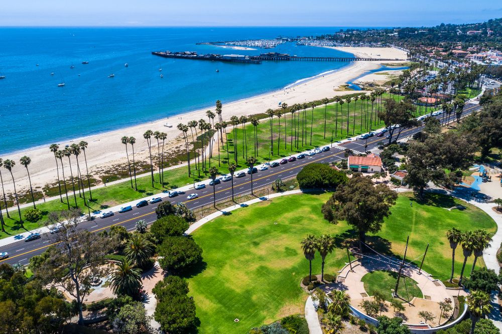 Santa Barbara, California coastline