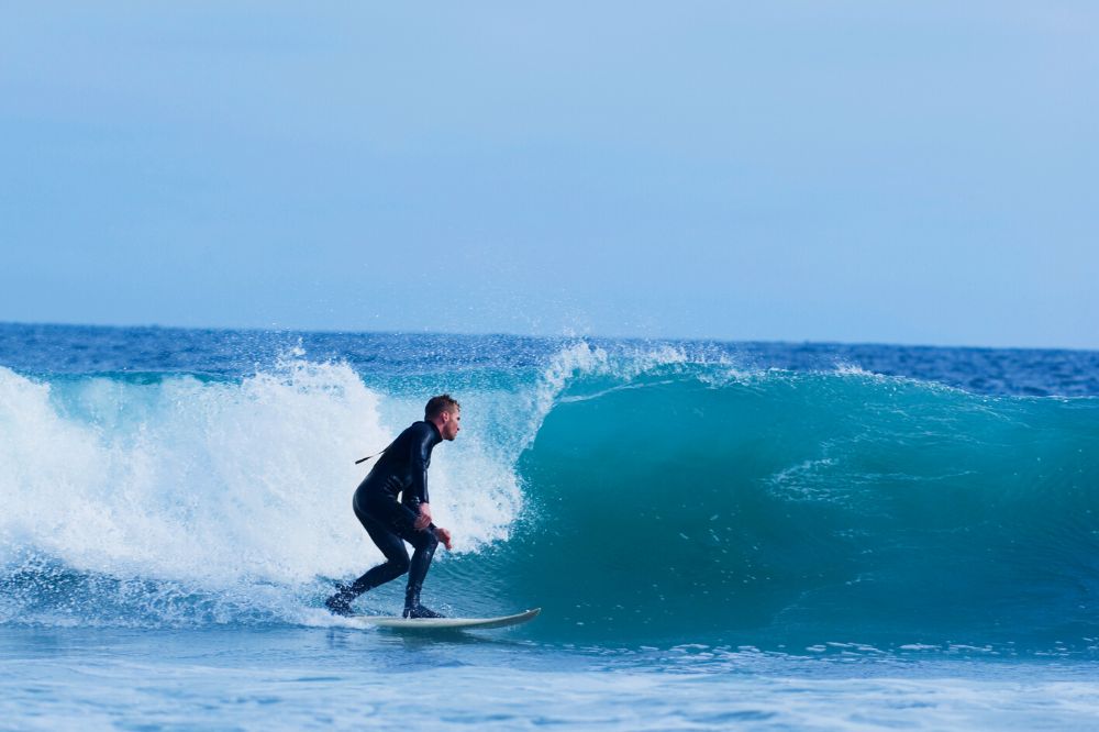 Surfing in California