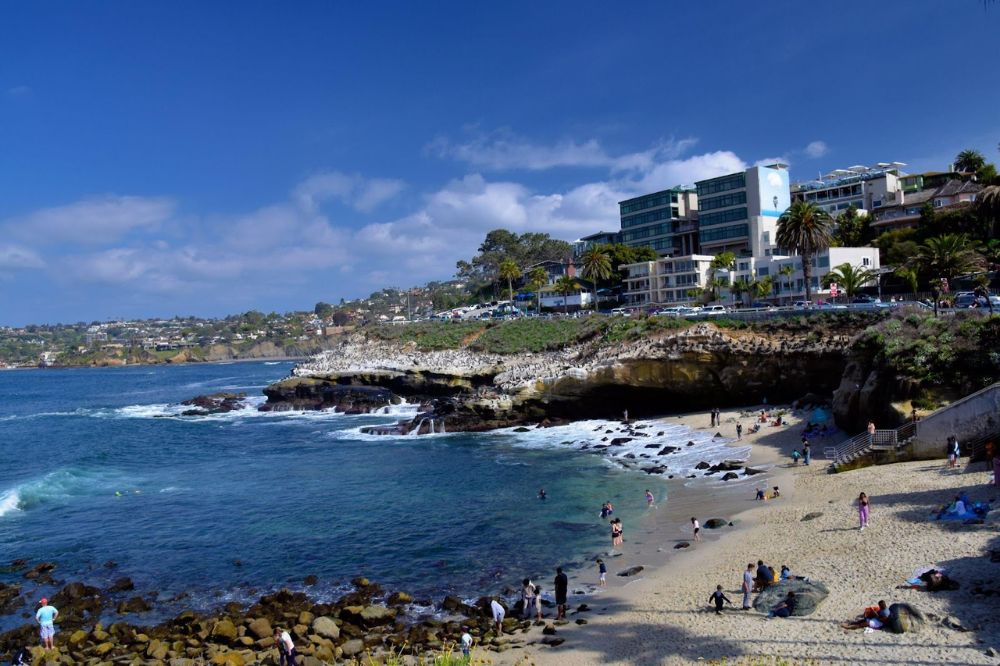 buildings near a beachfront