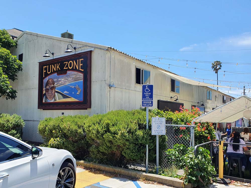 The Funk Zone in Santa Barbara