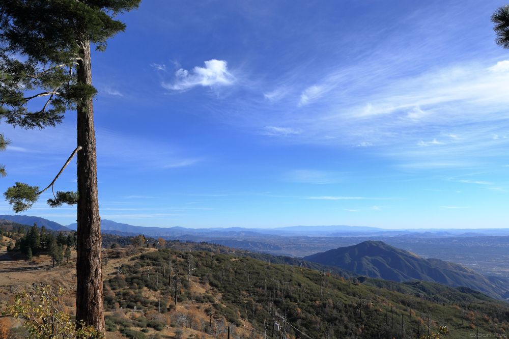 A view of the Big Bear Valley and surrounding area