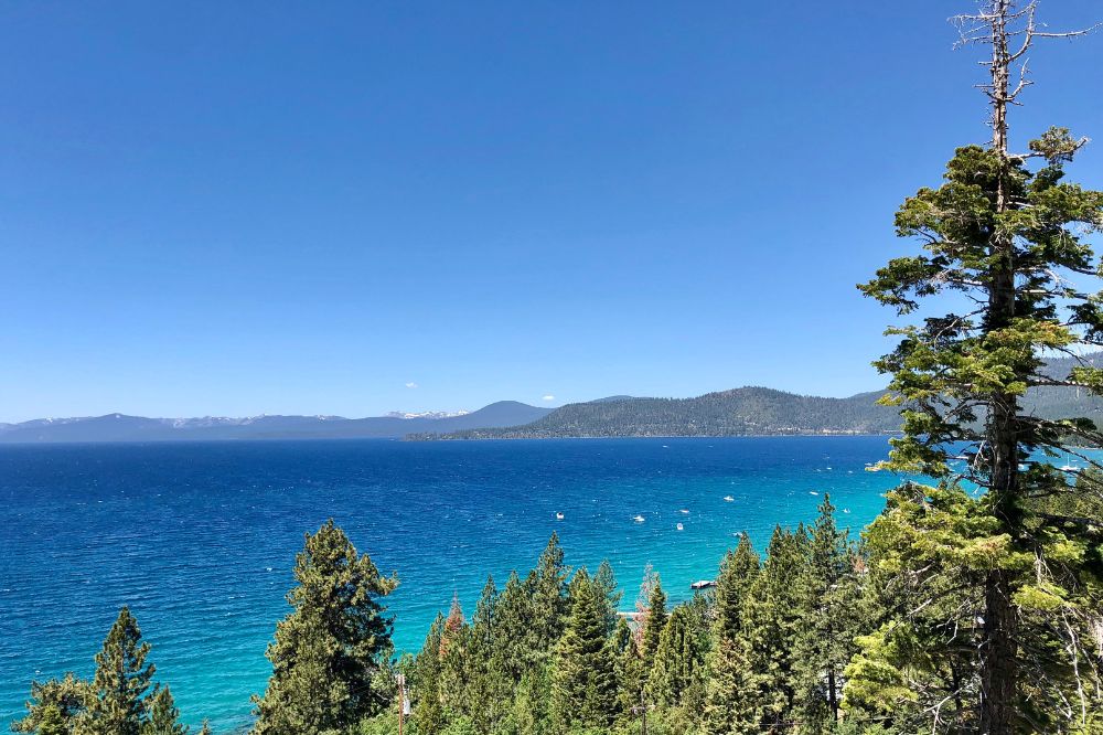 View of Lake Tahoe from the Incline village trail