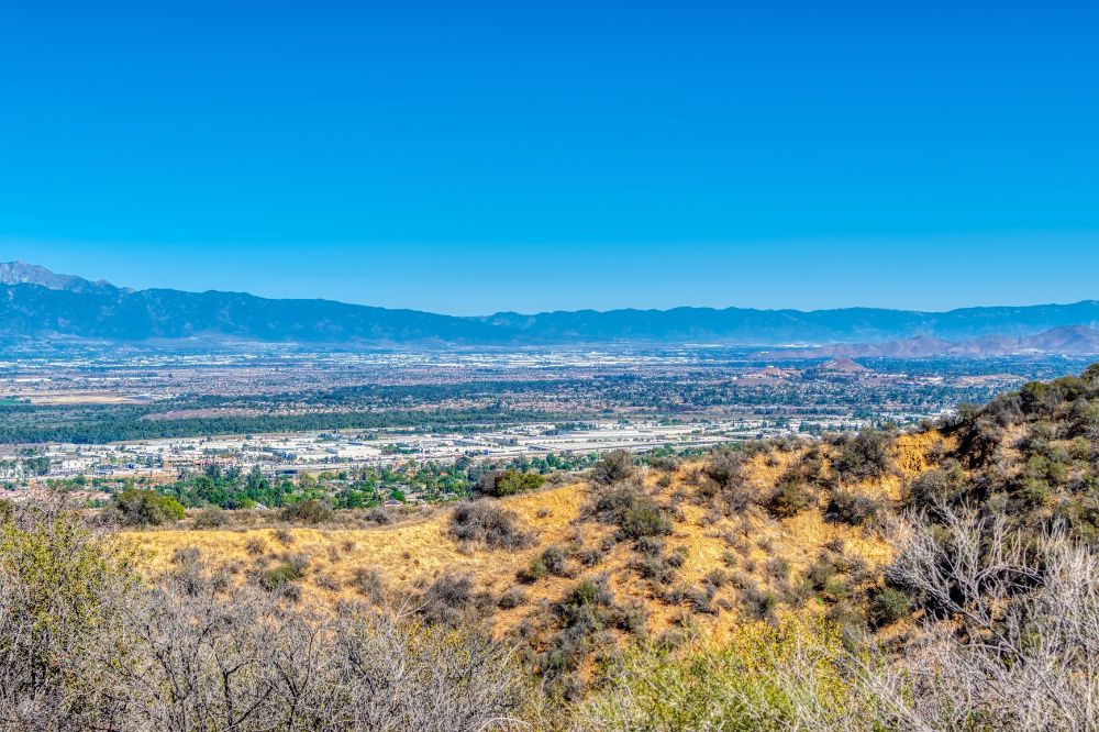 View of Southern California Inland Empire
