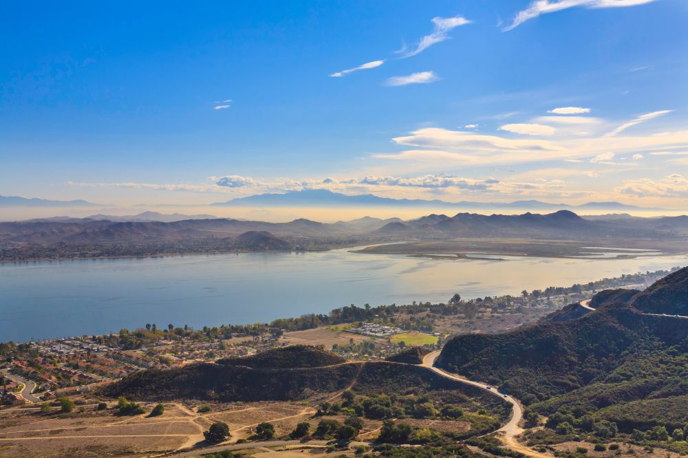 A view of Lake Elsinore