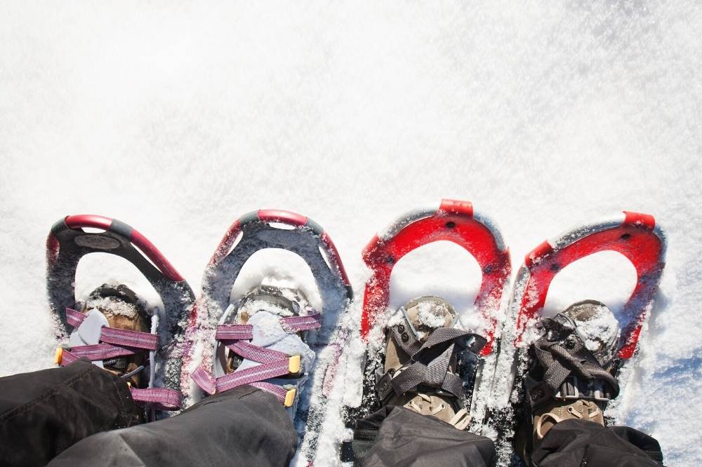 snow shoeing in Tahoe