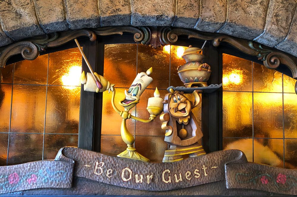 Be our guest sign from Red Rose Tavern