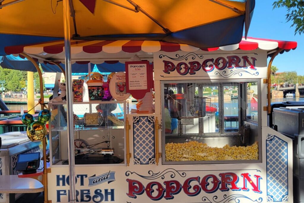 Popcorn cart, Disney California Adventure foods you must try
