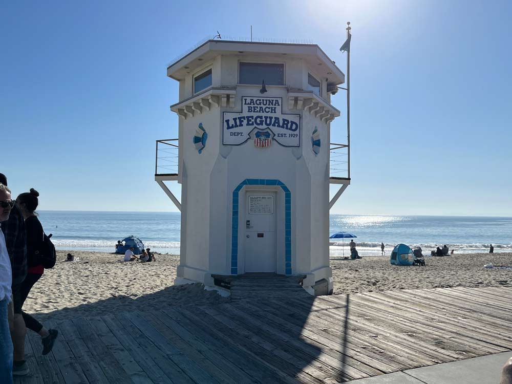 Laguna beach lifeguard station