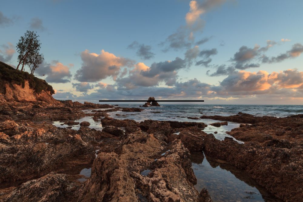 Tide pools at Little Corona del Mar beach