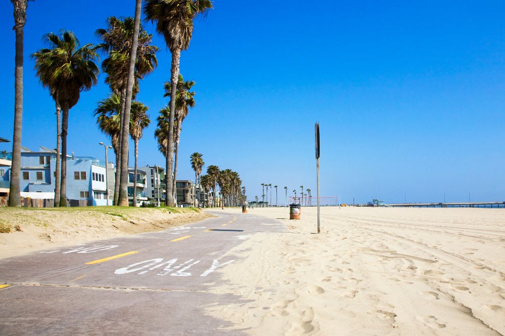 Venice Beach bike and walking path