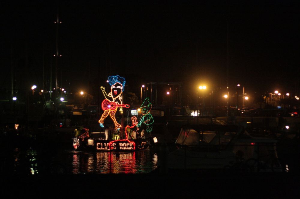 A boat parade float.