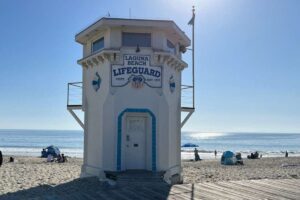 Laguna beach lifeguard tower