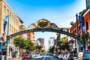 Gaslamp Quarter sign