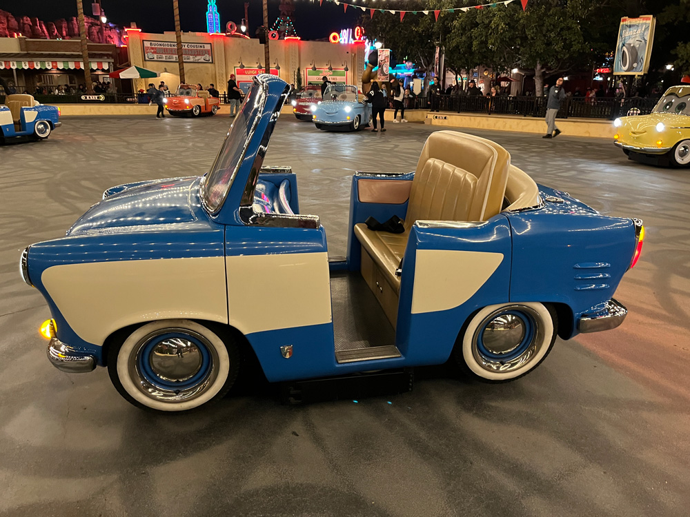 A car from Luigi's Rollickin Roadsters