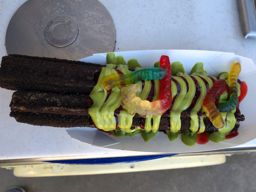 halloween themed churro