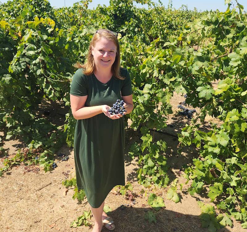 Laura in the vines