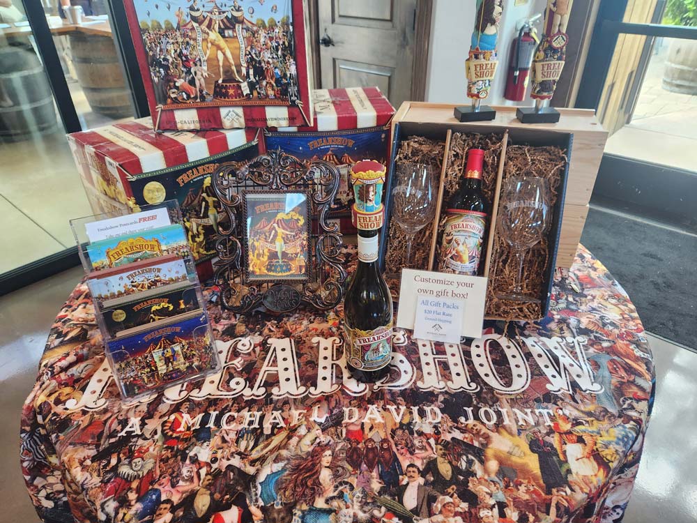 Freak Show wine display